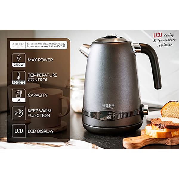 Adler Ad 1295 Elkedel 1.7l 2200w