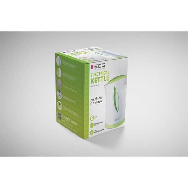 EKG RK 1758 grön vattenkokare - Bisfenolfri - 1,7L - 2000W