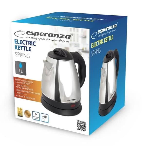 Elkittel - Esperanza - SPRING - 1 L - 1350W - Rostfritt Stål