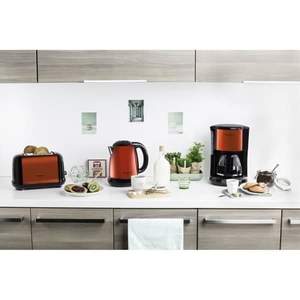 MOULINEX Subito Elektrisk vattenkokare, 1,7 L, Vridbar bas, Enkel öppning, Indikeringslampa, Automatisk avstängning BY540510