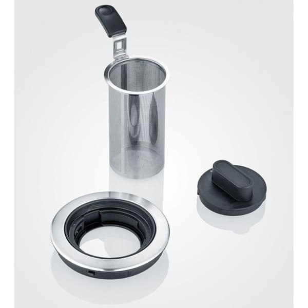 SEVERIN - Tekanna/vattenkokare - 1 L - 2200W - glas - rostfritt stål - 360° bas - 3473