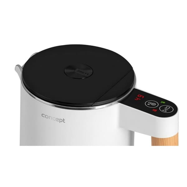 Vattenkokare Concept RK-3300 Vit 2200 W 1,5 L Rostfritt stål