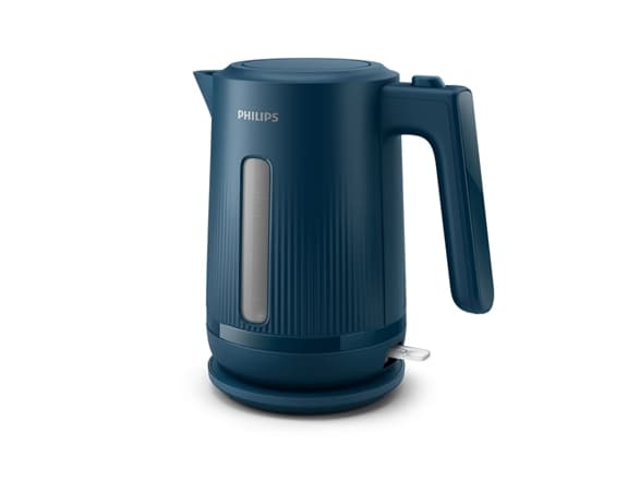 Philips 3000 series hurtigkoker i 3000-serien, 1,7 l, 2200 W, Blå, Akrylonitril-butadien-styren (ABS), Overopphetingsbeskyttelse, Trådløs