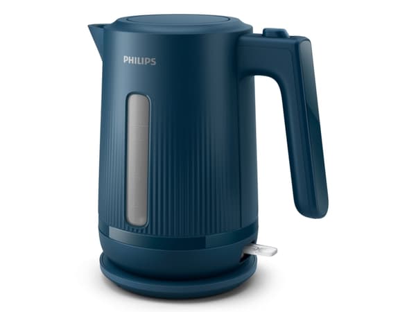 Philips 3000 series hurtigkoker i 3000-serien, 1,7 l, 2200 W, Blå, Akrylonitril-butadien-styren (ABS), Overopphetingsbeskyttelse, Trådløs