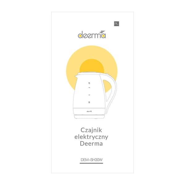 Elkedel 1,7 L 2200W Deerma SH30W