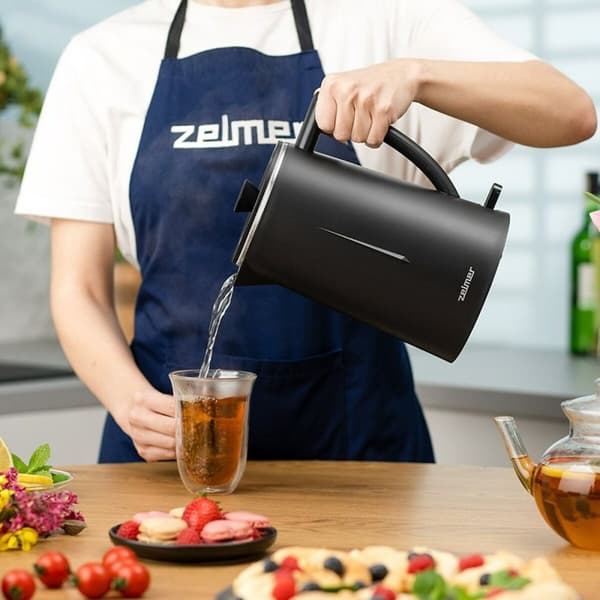 Kedel Zelmer ZCK8020B Sort Rustfrit stål Plastik 1500 W 1,7 L