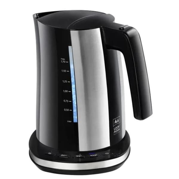 Bouilloire - Melitta - 6766976 - 1,7 L - 2400 W - Svart Rostfritt Stål