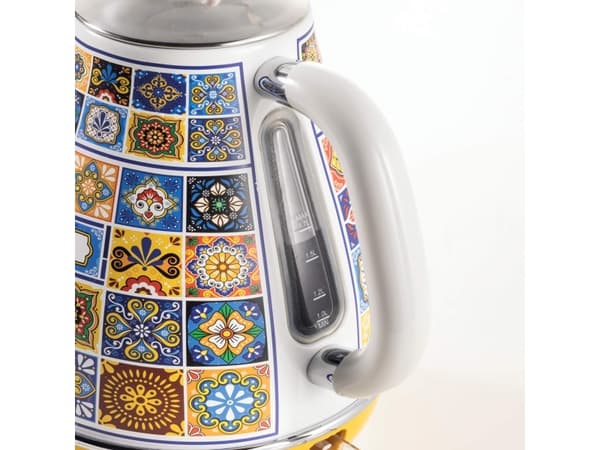 Ariete 2869/0P, 1,7 L, 2200 W, Monivärinen, Keltainen, Metalli, Vesimittari, Ylikuumenemissuoja