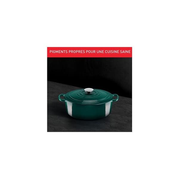 Cocotte Tefal Cocotte i gjutjärn rund 24 cm Skogsgrön