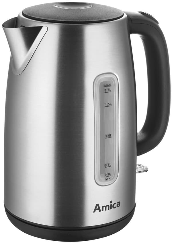 Amica KM2011 elkedel 1,7 L 2200 W Sølv
