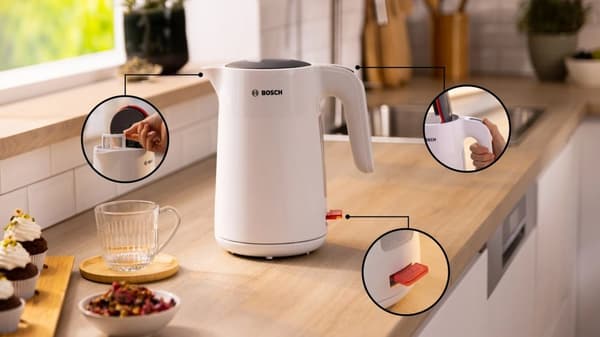 Bosch TWK2M161 vattenkokare 1,7 l 2400 W vit