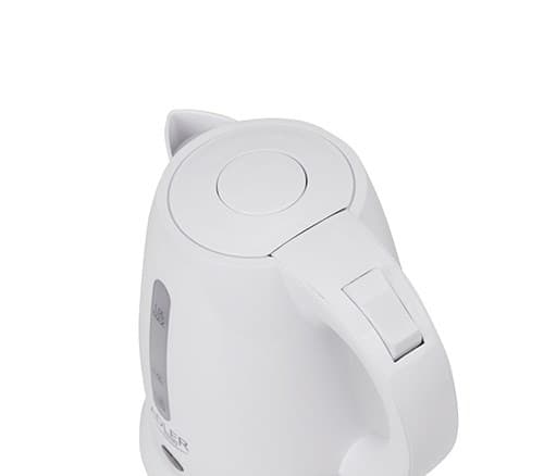 Adler AD 1272 vattenkokare 1 L 1600 W Hasselnöt, Vit