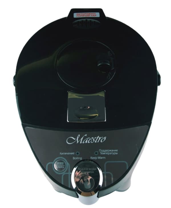 Feel-Maestro MR-081 termoskannu 3,8 L Hopea, Musta