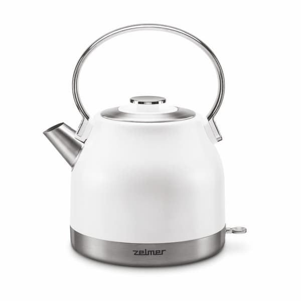 Zelmer ZCK7940 elkedel 1,5 L 2200 W Rustfrit stål, Hvid
