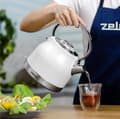 Miniatyrbillede 2 af 10: Zelmer ZCK7940 elkedel 1,5 L 2200 W Rustfrit stål, Hvid