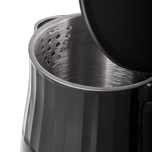Adler AD 1350 1,7L temperaturstyrd LED-vattenkokare Svart