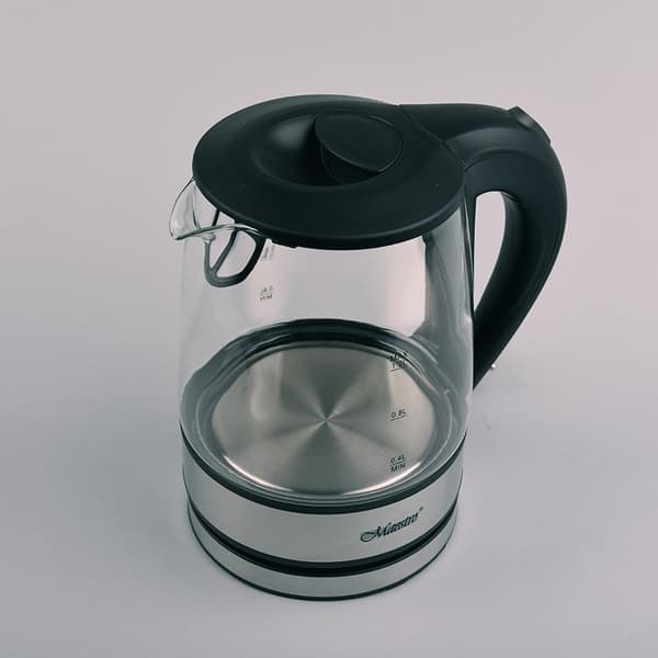 Feel-Maestro MR062 vattenkokare 1,2 L Svart, Transparent 1630 W