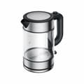 Pikkukuva 1 / 3: Vedenkeitin Xiaomi BHR7423EU Musta Läpinäkyvä Hopeinen Ruostumaton teräs Borosilikaattilasi 1850-2200 W 1,7 L
