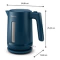 Miniatyrbillede 2 af 2: Kedel Philips HD9411/70 Blå 2200 W 1,7 L ABS