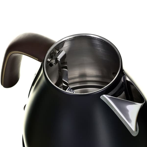 Vedenkeitin DeLonghi KBOV 2001.BK Musta Pronssi Ruostumaton teräs 2000 W 1,7 L