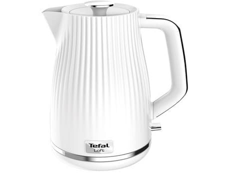 Tefal KO250130, 1,7 l, 2400 W, Vit, Överhettningsskydd