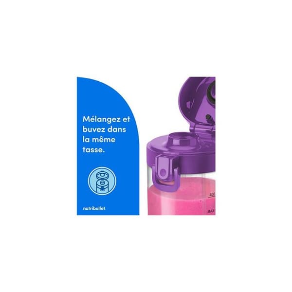 Blender Nutribullet portabel NBP003PU lila