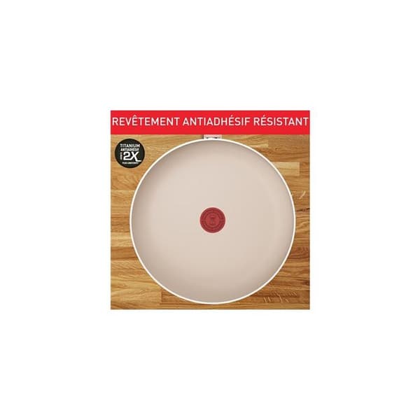 Tefal Glossy Shine stekpanna 24 cm B6890422 Beige