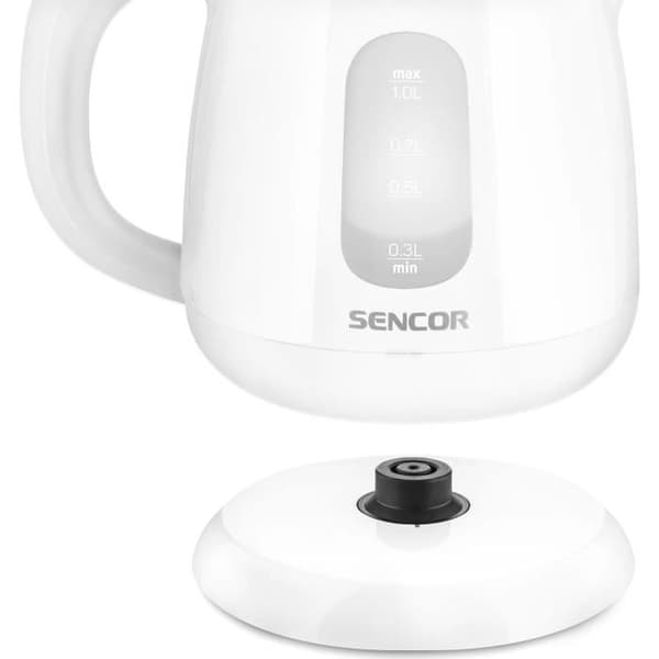 Vattenkokare - SENCOR - SWK 1010WH - 1100 W - 1 L - Vit