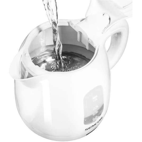 Vattenkokare - SENCOR - SWK 1010WH - 1100 W - 1 L - Vit