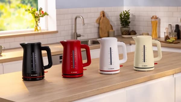 Bosch TWK3M124 vattenkokare 1,7 L 2400 W Röd
