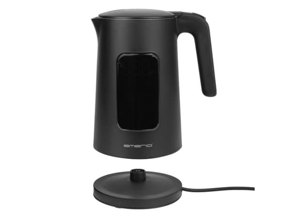 Emerio WK-132229, 1,7 l, 2200 W, Svart, Vattennivå indikator, Sladdlös, Hålla sig varm funktion