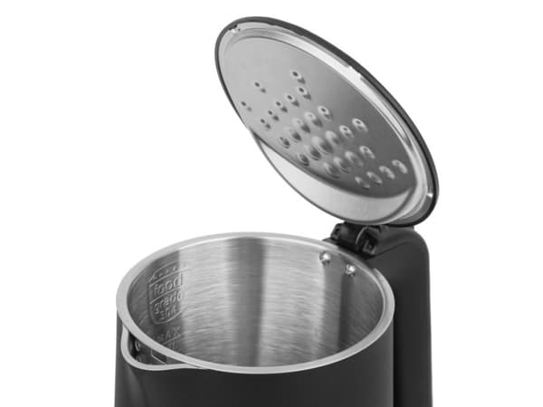 Emerio WK-132229, 1,7 l, 2200 W, Svart, Vattennivå indikator, Sladdlös, Hålla sig varm funktion