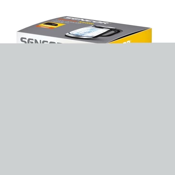 Sencor SWK2090BK Vattenkokare - 2 L - Glas och metall - Svart - 2200 W - Trådlös