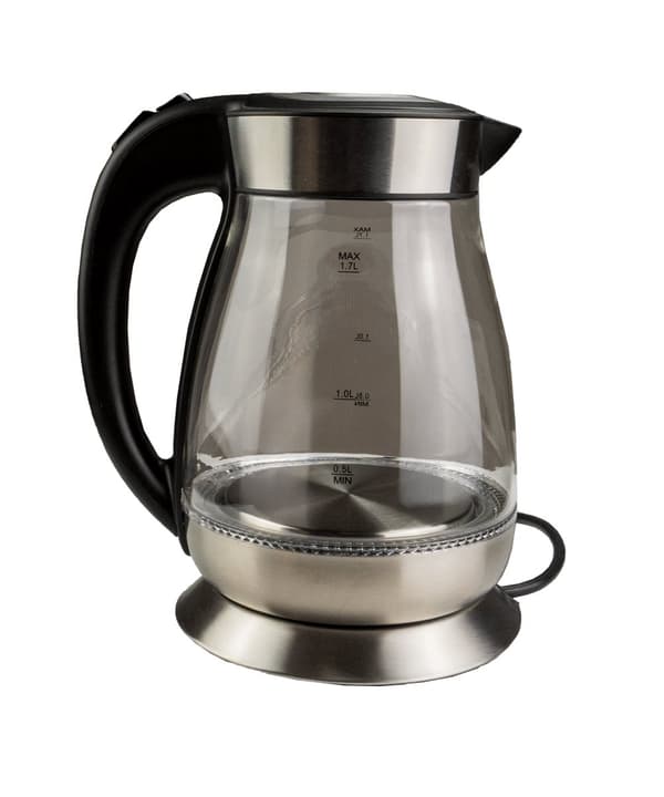 Elkedel, glas, 1,7 l