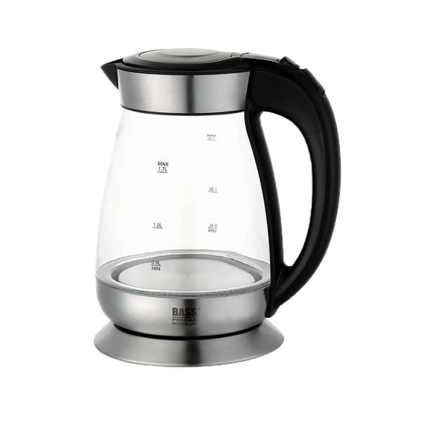 Elkedel, glas, 1,7 l