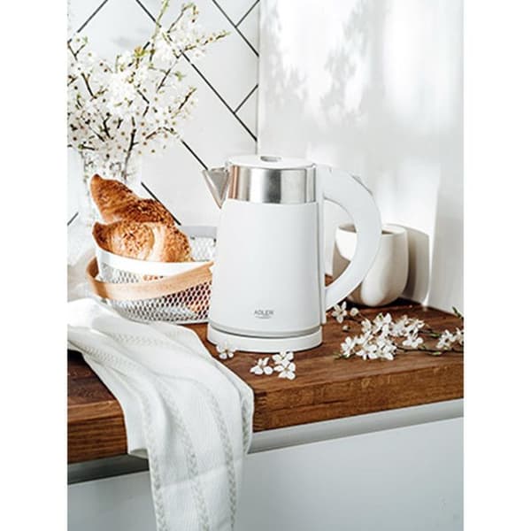 Adler AD1372W 0,6 liters vattenkokare - 800W