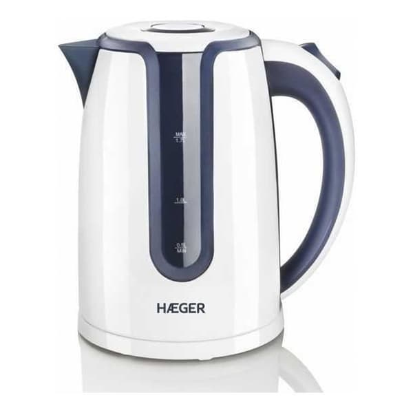 Vattenkokare - Haeger - Hot - 1,7 L - 2200W - Blå