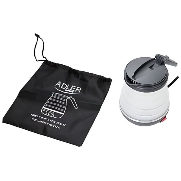 Resekokare - ADLER - AD1279 - Plast - 0,6L - Liten hushållsapparat