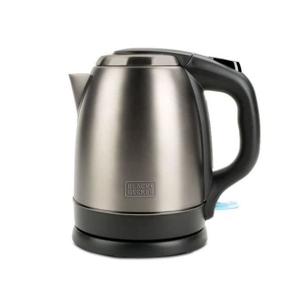BLACK & DECKER - Vattenkokare - 1,2 L - 2200W - 360° bas - Rostfritt stål - BXKE2202E