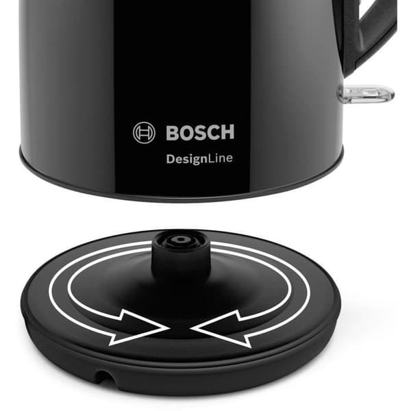 Vattenkokare - BOSCH - TWK3P423 - 1,7 L - 2400 W - Svart