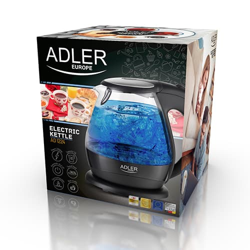 AD 1224 Lasinen vedenkeitin 1,5 L
