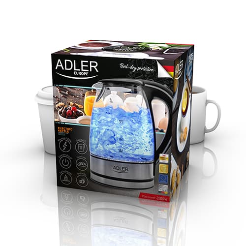 AD 1225 Vattenkokare i glas 1,7 L