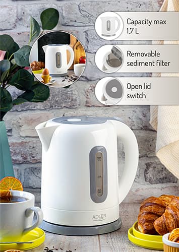 AD 1234 Plastkedel 1,7 L