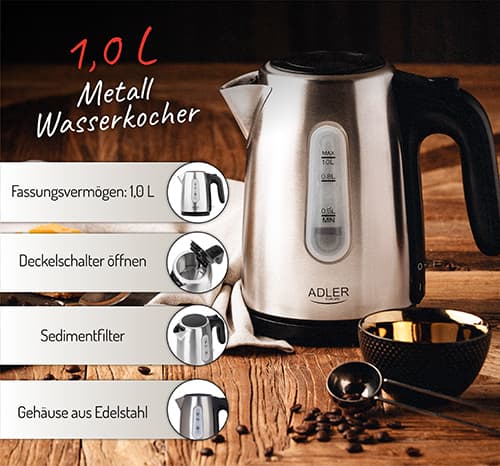 AD 1273 Metalkedel 1,0 L