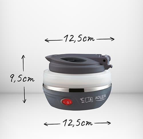 AD 1279 Silikone elkedel 0,6 L - turist