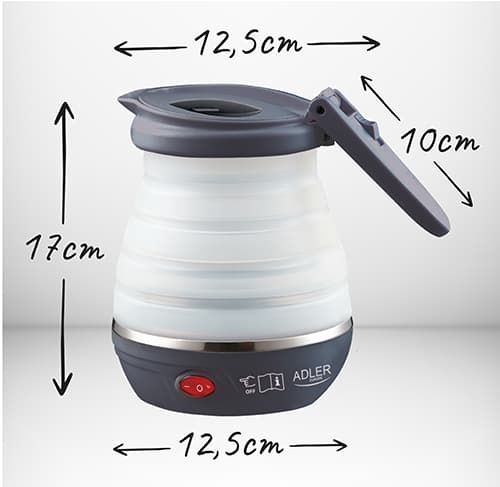 AD 1279 Silikone elkedel 0,6 L - turist