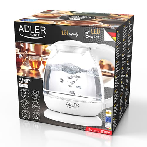 AD 1283 grå Glaskedel 1,0L