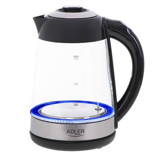 AD 1285 Lasinen vedenkeitin 1,7 L lämpötilasäädöllä.