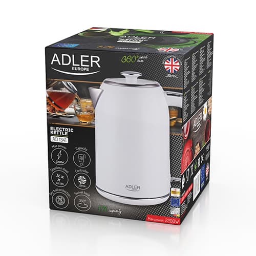 AD 1341 Vattenkokare i metall 1,7 L STRIX