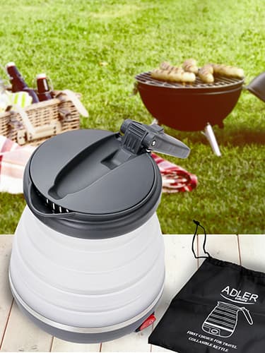 AD 1370 UK Silikone kedel 0,6 L - rejse - UK stik